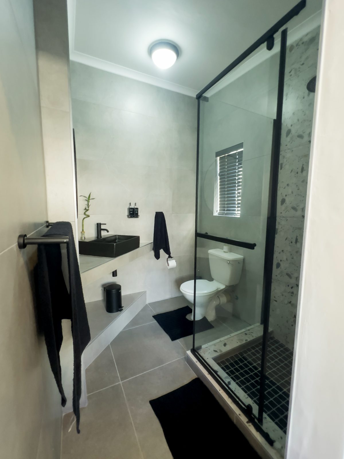 En-suite with walk-in shower
