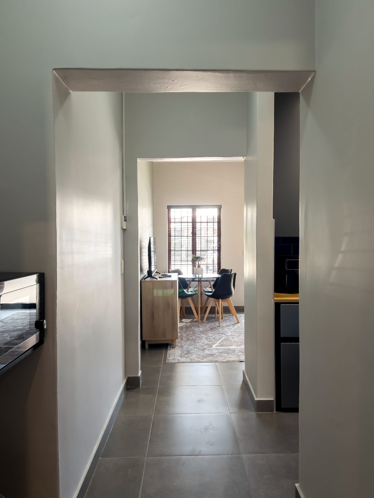 Hallway through to the living area